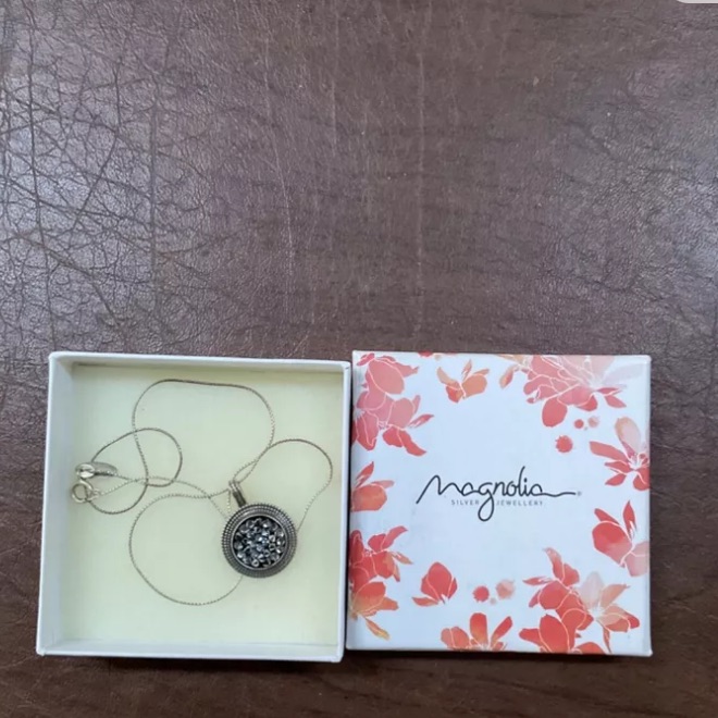 New Magnolia Sterling Silver Necklace